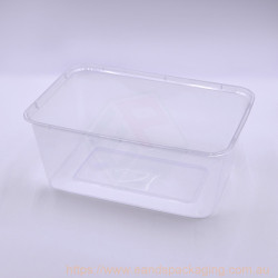 1011-Polypropyene Rectangular Food Containers E1000 (Wide Base)